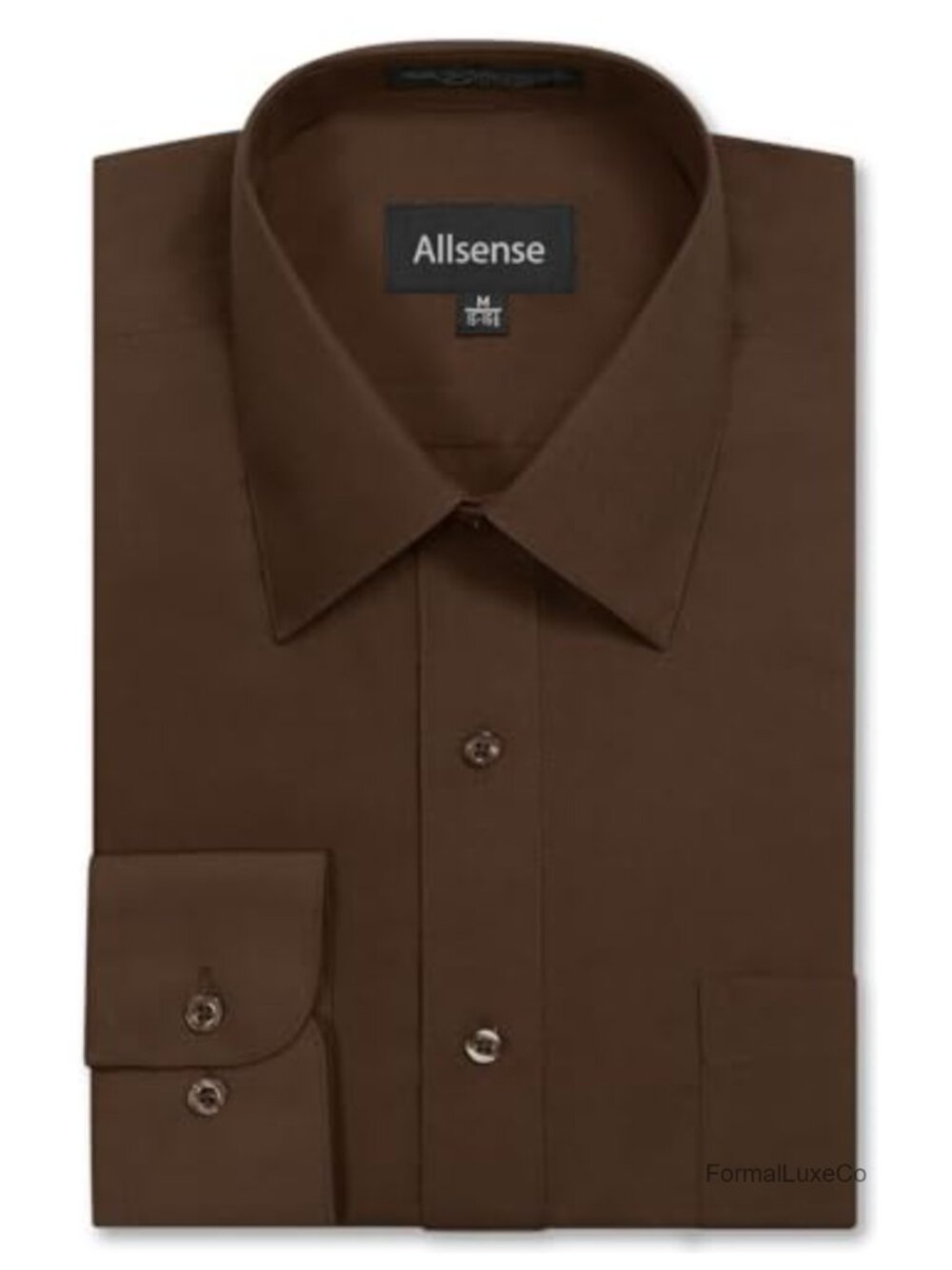 Wrinkle-Resistant Long Sleeve Button Down Dress Shirt Regular Fit Business